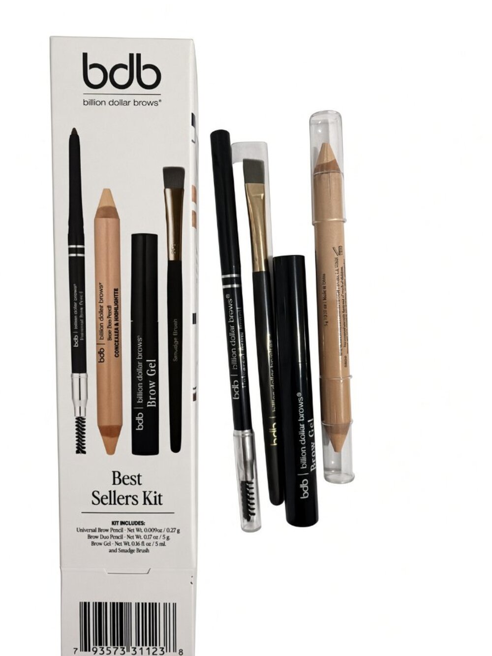 Billion Dollar Brows Best Sellers Kit 4pc Brow Set New